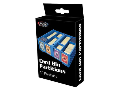 Gamers Guild AZ BCW BCW Card Bin Partitions - Blue BCW