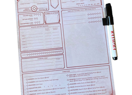 Gamers Guild AZ Beadle & Grimm's Beadle & Grimm's Dungeons and Dragons: Battle Board - Fighter Class GTS
