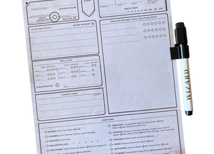 Gamers Guild AZ Beadle & Grimm's Beadle & Grimm's Dungeons and Dragons: Battle Board - Wizard Class GTS
