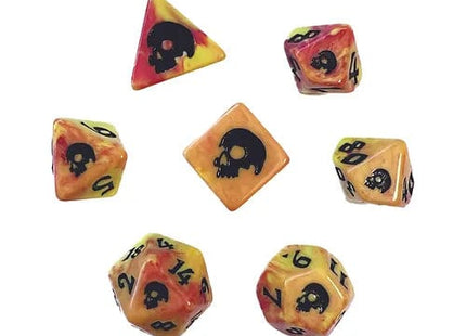Gamers Guild AZ Black Oak Workshop Oak Workshop: 7-Dice Set: Cinderskull Black Oak Workshop