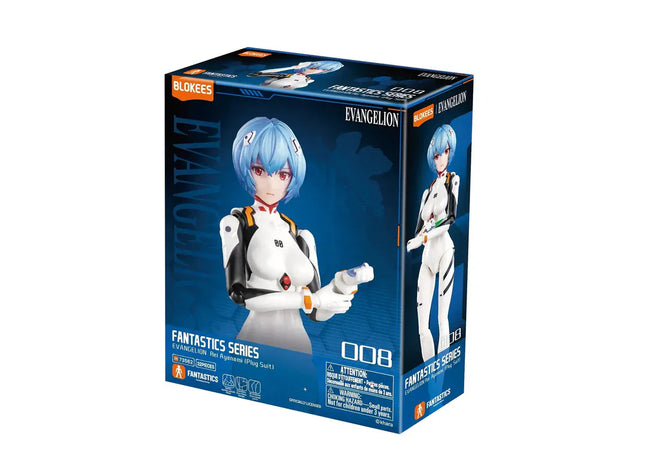 Gamers Guild AZ Blokees Evangelion - Rei Ayanami (Plug Suit) Fantastics Series Model Kit Toy Temple