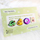 Gamers Guild AZ Bonnies Lab Animal Crossing: Enamel Pins Set (Leaf) Faire