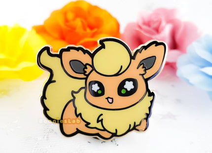 Gamers Guild AZ Bonnies Lab Chibi Flareon Enamel Pin Faire
