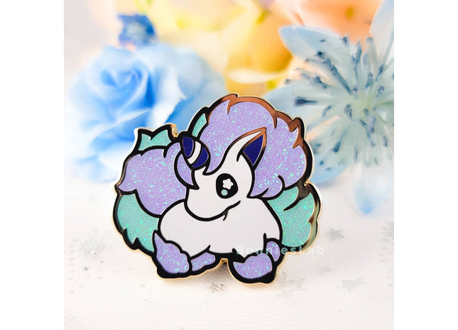 Gamers Guild AZ Bonnies Lab Galarian Ponyta Enamel Pin Faire
