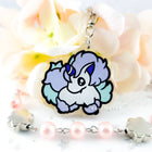 Gamers Guild AZ Bonnies Lab Galarian Ponyta Epoxy Acrylic Keychain Charm Faire