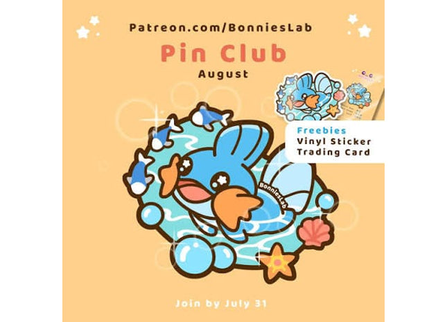 Gamers Guild AZ Bonnies Lab Pokemon: Mudkip Enamel Pin Faire
