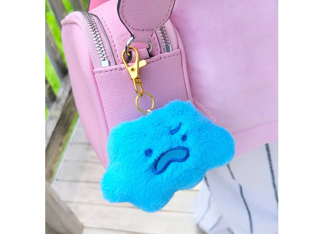 Gamers Guild AZ Bonnies Lab Puddle Pal Pocket Plush Keychain – Blue Faire