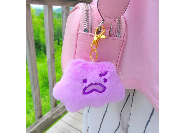 Gamers Guild AZ Bonnies Lab Puddle Pal Pocket Plush Keychain – Purple Faire