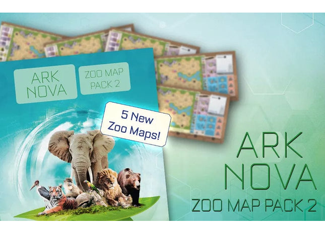Gamers Guild AZ Capstone Games Ark Nova: Zoo Map Pack 2 (Pre-Order) Capstone Games