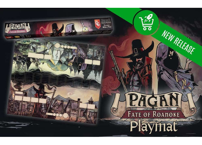 Gamers Guild AZ Capstone Games Pagan: Fate of Roanoke: Playmat Capstone Games