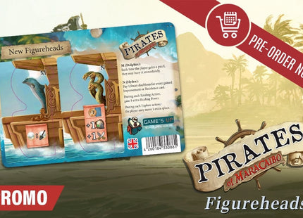 Gamers Guild AZ Capstone Games Pirates of Maracaibo: New Figureheads  (Pre-Order) Capstone Games