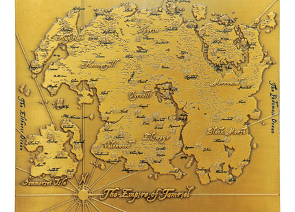 Gamers Guild AZ Cardsmiths The Elder Scrolls – Limited Edition Metal Map of Tamriel (Pre-Order) AGD