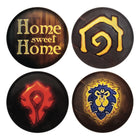 Gamers Guild AZ Cardsmiths World of Warcraft: Set of 4 Printed Metal Coasters (Pre-Order) AGD
