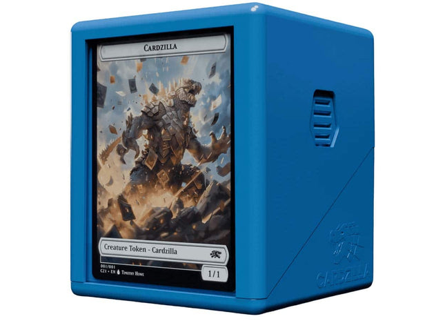 Gamers Guild AZ Cardzilla Cardzilla: Showcase 100+ Deck Box - Blue (Pre-Order) GTS