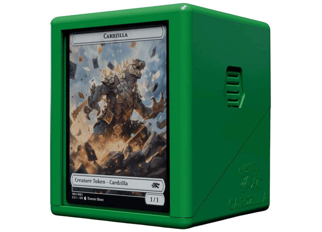 Gamers Guild AZ Cardzilla Cardzilla: Showcase 100+ Deck Box - Green (Pre-Order) GTS
