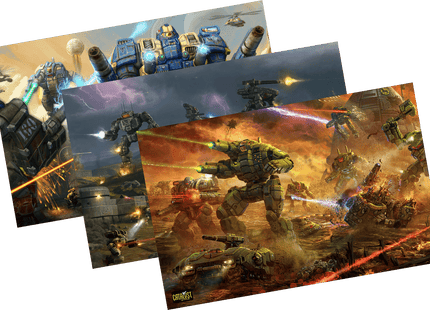 Gamers Guild AZ Catalyst Game Labs BattleTech: Supersize 3 Poster Set AGD