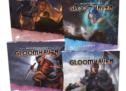 Gamers Guild AZ Cephalofair Games Gloomhaven: 2025 Mercenary Packs - Wave 1 (4 pack) (Pre-Order) GTS