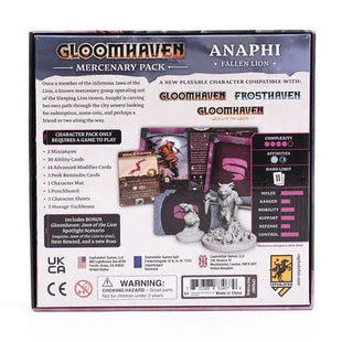 Gamers Guild AZ Cephalofair Games Gloomhaven: Anaphi - Fallen Lion Mercenary Pack (Pre-Order) Cephalofair Games