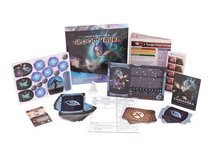 Gamers Guild AZ Cephalofair Games Gloomhaven: Cassandra - Forgotten Diviner Mercenary Pack (Pre-Order) Cephalofair Games