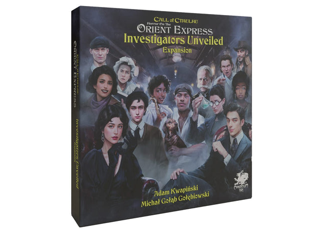 Gamers Guild AZ Chaosium Call of Cthulhu: Horror on the Orient Express: The Board Game: Investigators Unveiled Expansion (Pre-Order) ACD Distribution