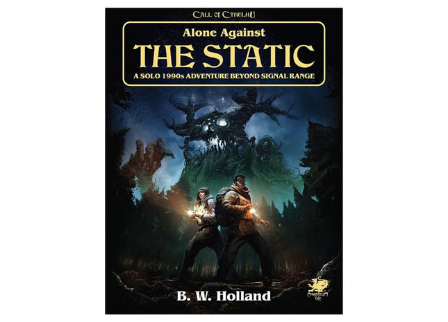 Gamers Guild AZ Chaosium Call of Cthulhu: Solo Adventure - Alone Against the Static ACD Distribution