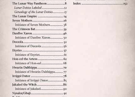 Gamers Guild AZ Chaosium RuneQuest RPG: Cults of RuneQuest - The Lunar Way AGD