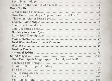 Gamers Guild AZ Chaosium RuneQuest RPG: The Red Book of Magic AGD