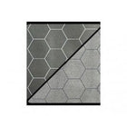 Gamers Guild AZ Chessex Chessex Battlemat 1 Inch Reversible Black-Grey Hexes Chessex