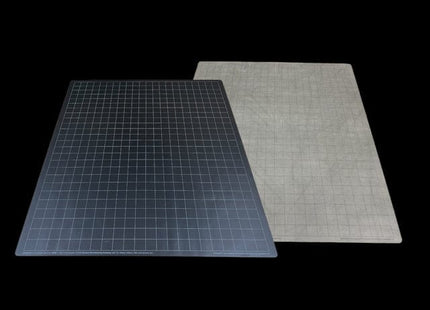 Gamers Guild AZ Chessex Chessex: Battlemat 1 Inch Reversible Black & Grey Squares Chessex