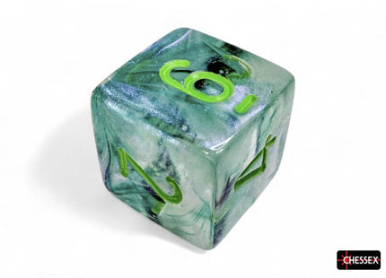 Gamers Guild AZ Chessex Chessex Dice: Borealis Kelp/light green Luminary Polyhedral 7-Dice Set Chessex