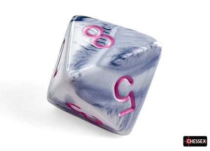 Gamers Guild AZ Chessex Chessex Dice: Gemini Black-White/pink Polyhedral 7-Dice Set Chessex