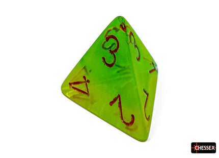 Gamers Guild AZ Chessex Chessex Dice: Gemini Plasma Green-Teal/orange Luminary Polyhedral 7-Dice Set Chessex