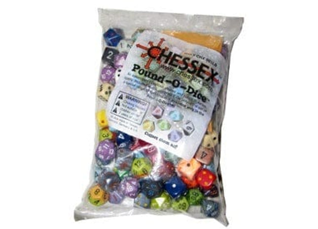 Gamers Guild AZ Chessex CHX001lb - Chessex Pound-O-Dice Chessex
