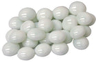 Gamers Guild AZ Chessex CHX01131 - Chessex Glass Gaming Stones: White Opal Gaming Stones (40) Chessex