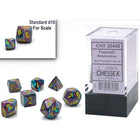 Gamers Guild AZ Chessex CHX20450: 7-Die Set Mini Festive: Mosaic/Yellow Chessex