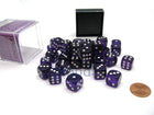 Gamers Guild AZ Chessex CHX23807 - Chessex 12mm Purple / White Translucent Chessex
