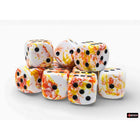 Gamers Guild AZ Chessex CHX24603 - Chessex 16mm D6 Sunrise With Black Brushed Dice Block (Pre-Order) Chessex