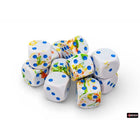 Gamers Guild AZ Chessex CHX24609 - Chessex 16mm D6 Breezy With Blue Brushed Dice Block (Pre-Order) Chessex