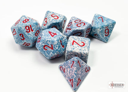 Gamers Guild AZ Chessex CHX25300: Chessex Speckled Sea Polyhedral 7-Dice Set ACD Distribution