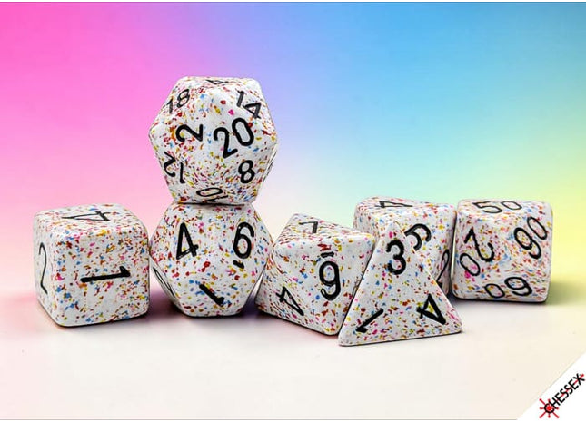 Gamers Guild AZ Chessex CHX25321 - Chessex Speckled Birthday 7-Dice Set (Pre-Order) AGD