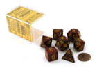 Gamers Guild AZ Chessex CHX25323 - Chessex 7 Die Set Mercury Speckled Chessex
