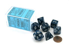 Gamers Guild AZ Chessex CHX25346 - Chessex 7 Die Set Stealth Speckled Chessex