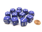 Gamers Guild AZ Chessex CHX25607 - Chessex 16mm Purple / White Opaque Chessex