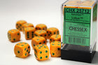 Gamers Guild AZ Chessex CHX25712 - Chessex 16mm Set of 12 D6 Speckled Lotus Chessex