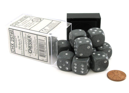 Gamers Guild AZ Chessex CHX25740 - Chessex 16mm Hi Tech Speckled Chessex