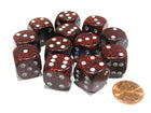 Gamers Guild AZ Chessex CHX25744 - Chessex 16mm Silver Volcano Speckled Chessex