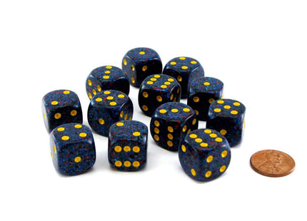 Gamers Guild AZ Chessex CHX25766 - Chessex 16mm Twilight Speckled Chessex