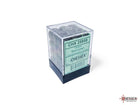 Gamers Guild AZ Chessex CHX25858: Chessex D6 Opaque Black/Green Dice Block ACD Distribution