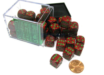 Gamers Guild AZ Chessex CHX25904 - Chessex 12mm Strawberry Speckled Chessex