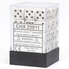 Gamers Guild AZ Chessex CHX25911 -  Chessex 12mm Arctic Camo Speckled Chessex